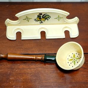 VINTAGE LENNOX PIPKIN SET 1 OF 3 AND THE WALL PLACK